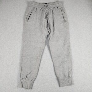 Caliville Joggers Sweatpants Mens Large Gray Heathered Cotton Drawstring Waist